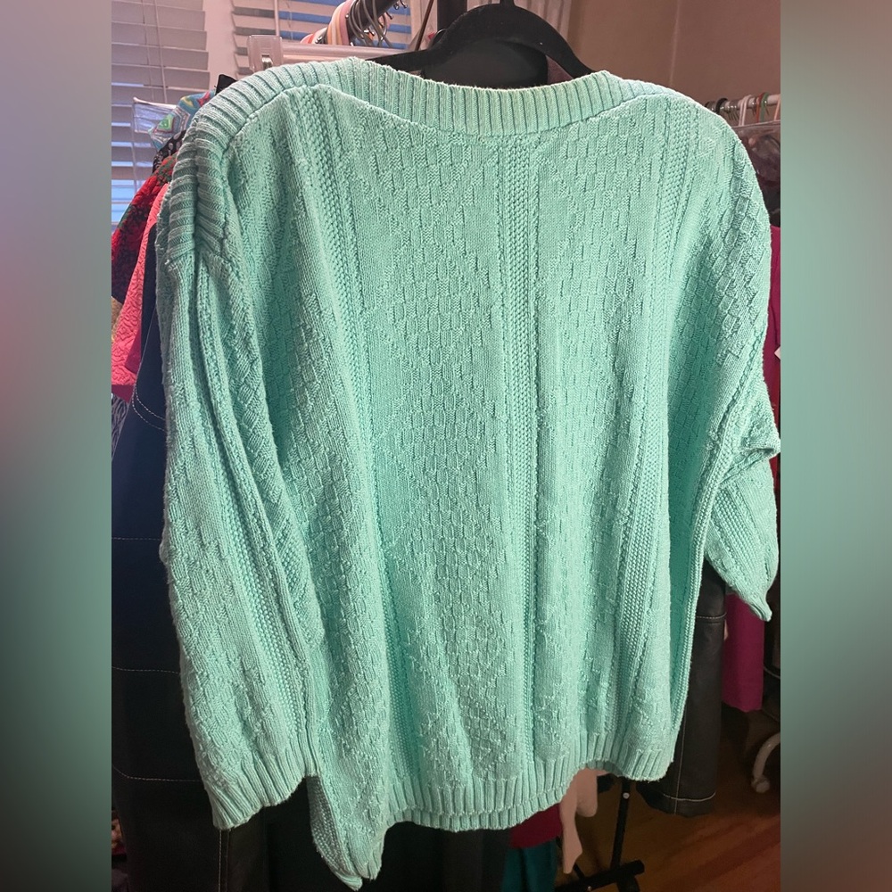 Mint Green Dianne Von Furstenberg Woman Sweater - Picture 5 of 7